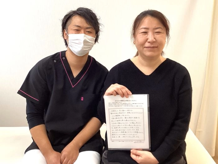 【坐骨神経痛】悩んでいた自分が愚かだと思ったほど…もっと早く施術を受けていれば良かった！ 40代歳　女性