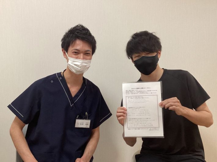 【首の痛み】首を動させなくなるほどの痛みが、今では生き生きと快適に生活できています　M.K様　20代歳　男性