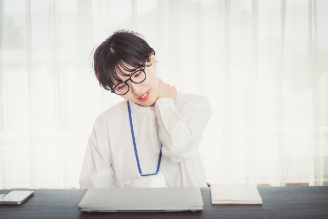 整体で巻き肩改善