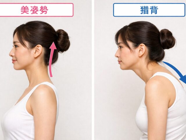 ストレートネック改善【清須/名古屋/巻き肩/美容整体】