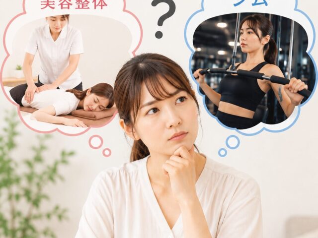 美容整体とジム効率よくダイエットするならどっち？【清須/名古屋/痩身/美容整体】